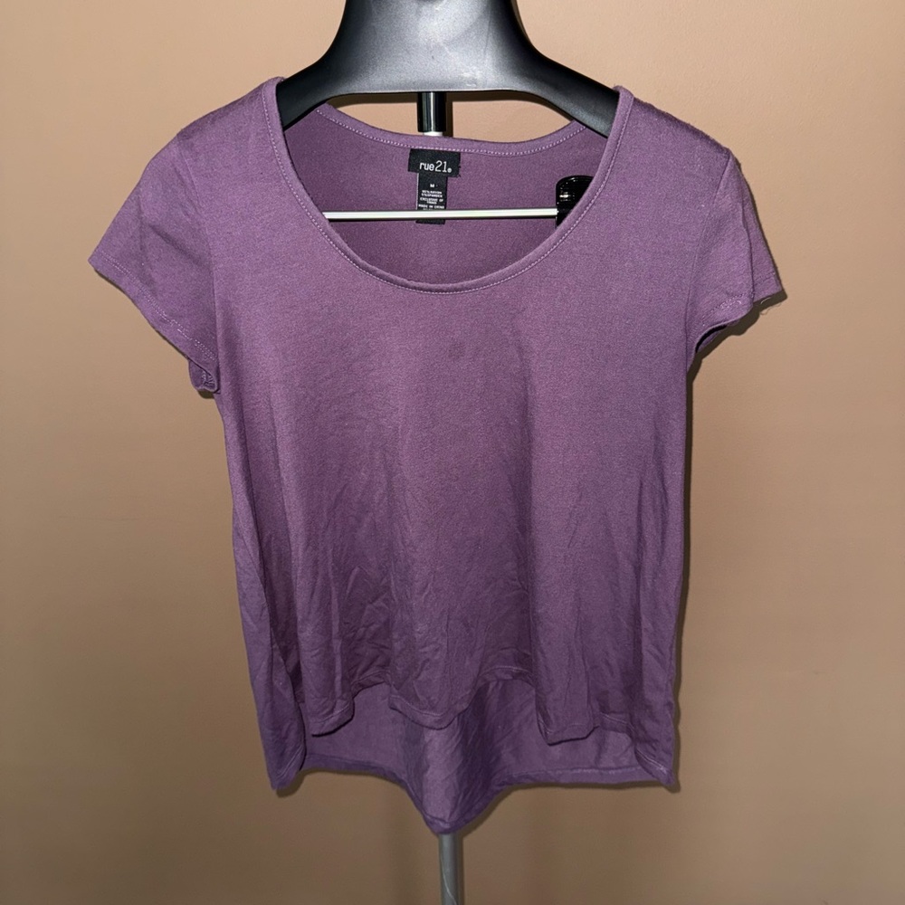 Rue21 Lavender Short Sleeve Tee